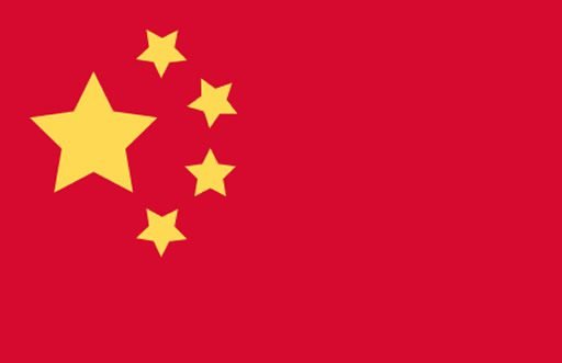 Bandeira da China Turvicam Bandeira da China Turvicam